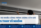 3 Lý Do Nhiều Công Trình Chuyển Sang Dùng Cửa Gió ABS Thay Vì Nhôm