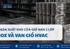 TENGDA Xuất Kho Cửa Gió Nan 2 Lớp Inox Và Van Gió HVAC