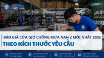 Báo Giá Cửa Gió Chống Mưa Nan Z Mới Nhất 2026 Theo Kích Thước Yêu Cầu