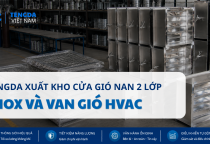 TENGDA Xuất Kho Cửa Gió Nan 2 Lớp Inox Và Van Gió HVAC