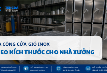 Gia Công Cửa Gió Inox Theo Kích Thước Cho Nhà Xưởng HVAC