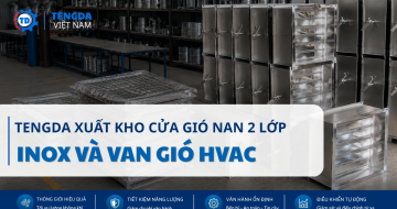 TENGDA Xuất Kho Cửa Gió Nan 2 Lớp Inox Và Van Gió HVAC