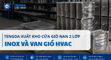 TENGDA Xuất Kho Cửa Gió Nan 2 Lớp Inox Và Van Gió HVAC