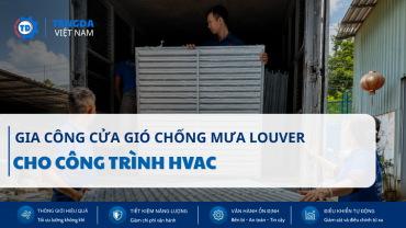 Gia Công Và Giao Cửa Gió Chống Mưa Louver Cho Công Trình HVAC