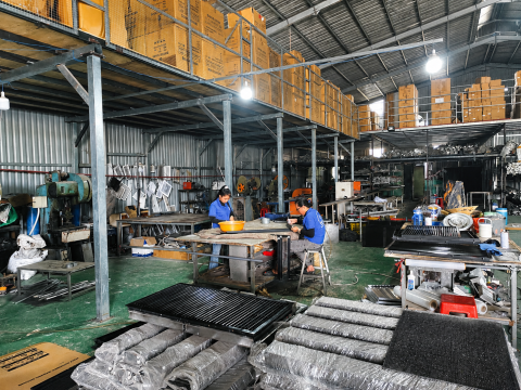 Khu Vực Sản Xuất Miệng Gió Và Cửa Gió HVAC TENGDA Việt Nam