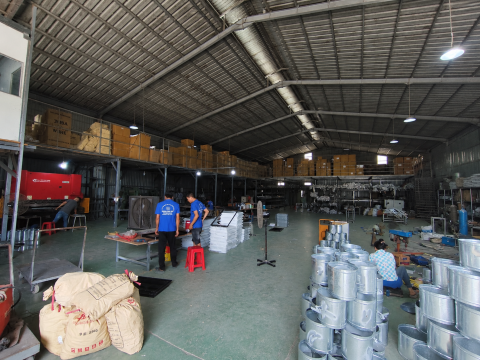 Khu Vực Sản Xuất Miệng Gió Và Cửa Gió HVAC TENGDA Việt Nam