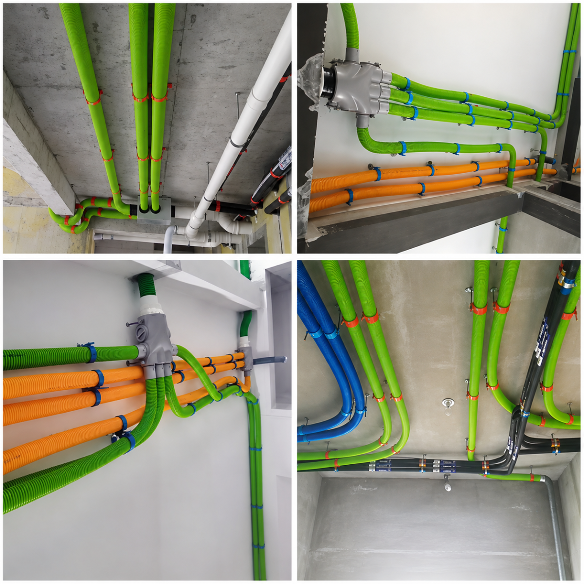 Ống gió PE lắp đặt trong hệ thống cấp khí tươi HVAC