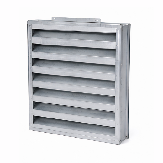 Acoustic louver HVAC