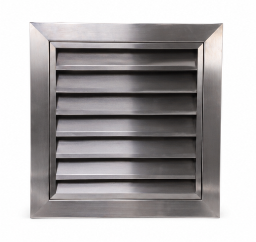 Cửa gió chắn mưa inox TD0035 HVAC