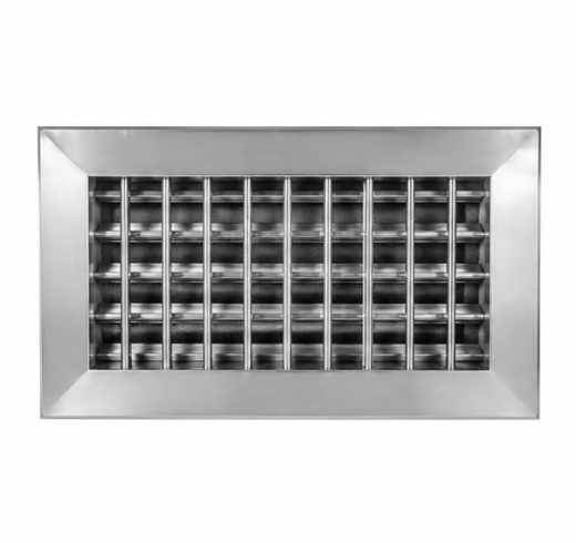 Cửa gió hai lớp inox TD0030 HVAC