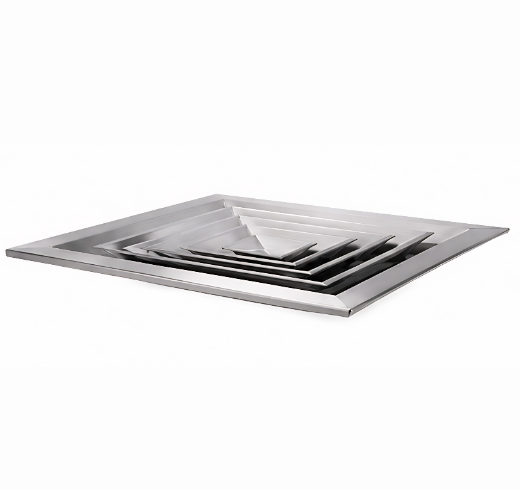 Square diffuser inox TD0034