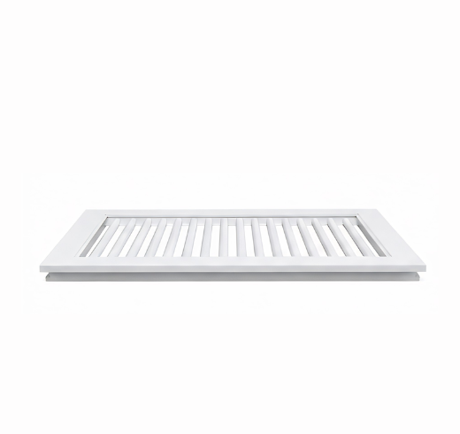Air grille single deflection