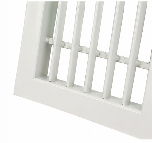 Cận cảnh nan cửa gió khe dài HVAC