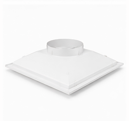 Large frame square diffuser
