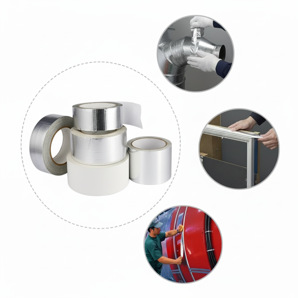 Ứng dụng băng keo nhôm HVAC trong thi công ống gió