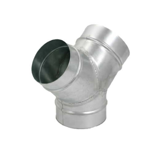 Y ống gió tròn HVAC góc nghiêng