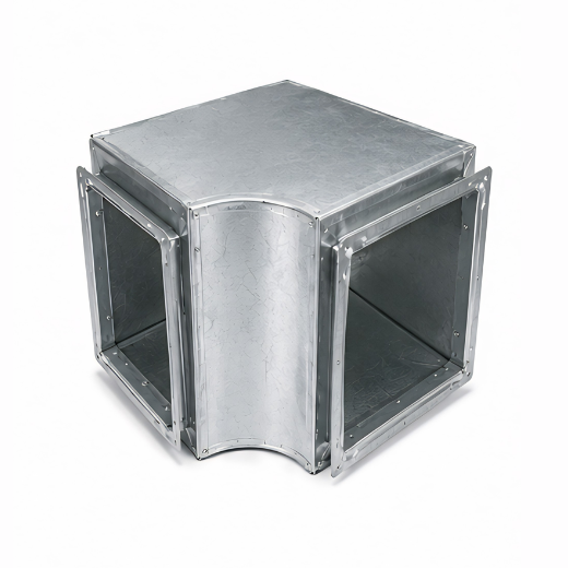 HVAC elbow silencer