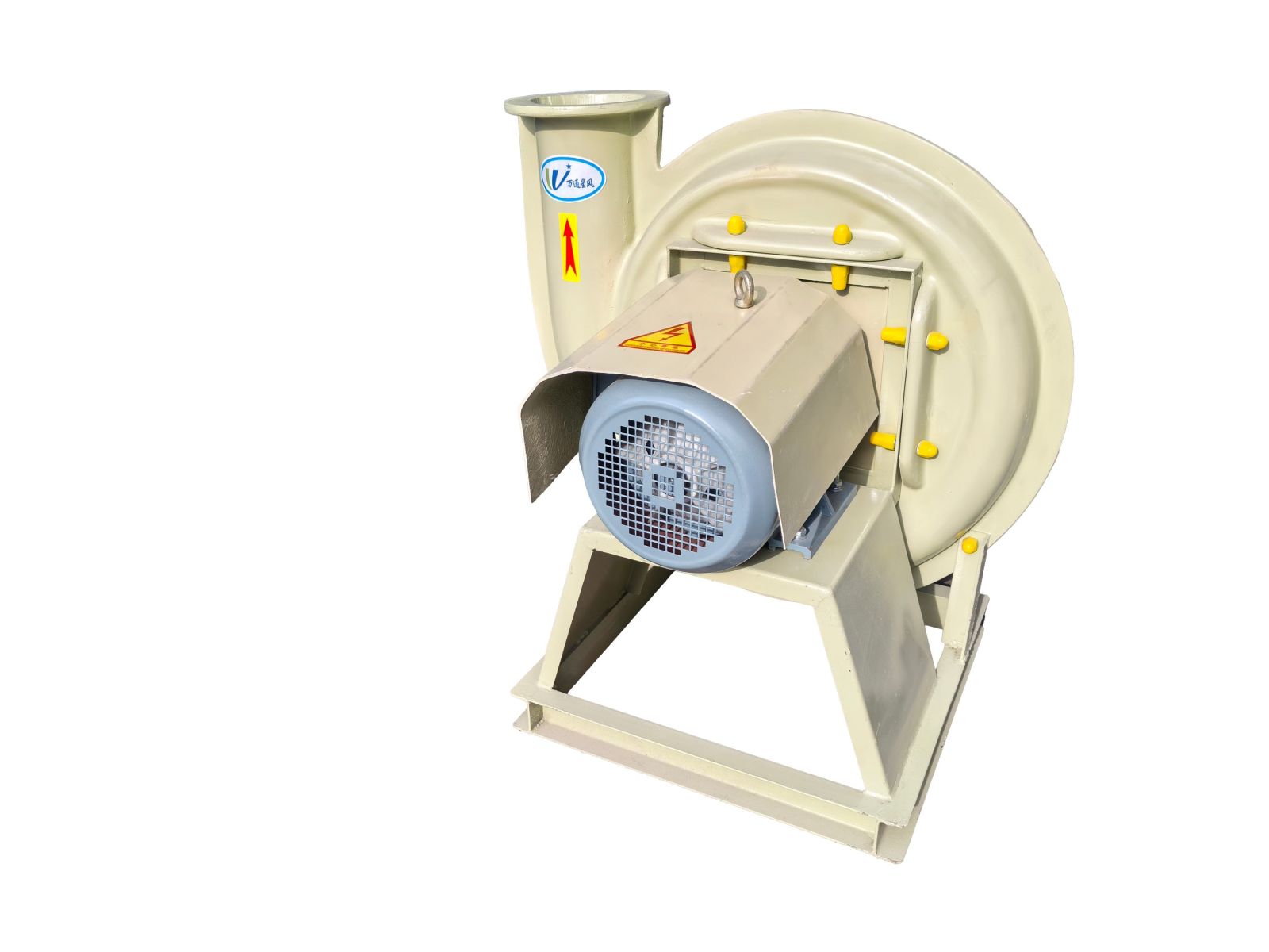 Động cơ nối trực tiếp với cánh quạt của quạt ly tâm cao áp FRP F9-19 kiểu A