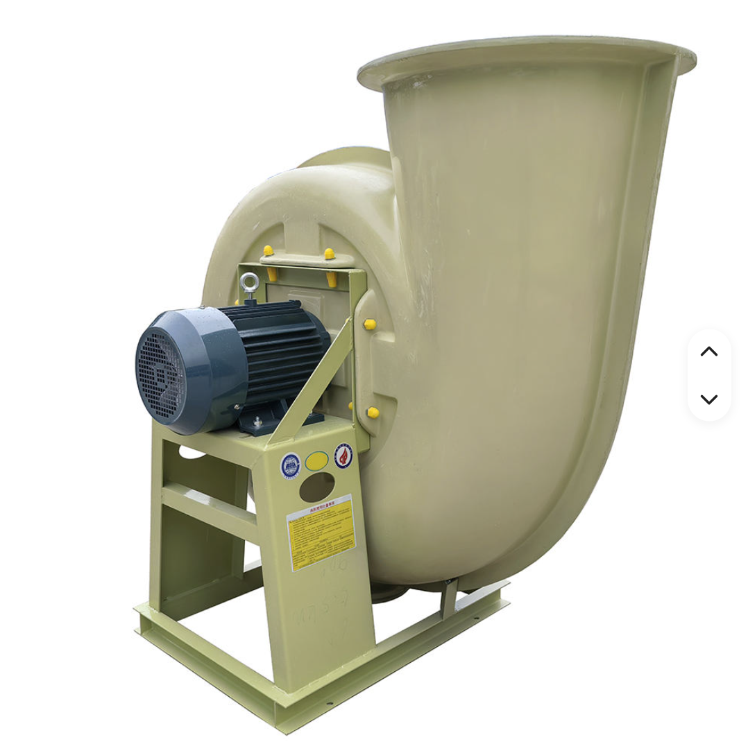 Động cơ quạt ly tâm FRP HGF4-72 kiểu A nối trực tiếp với cánh quạt