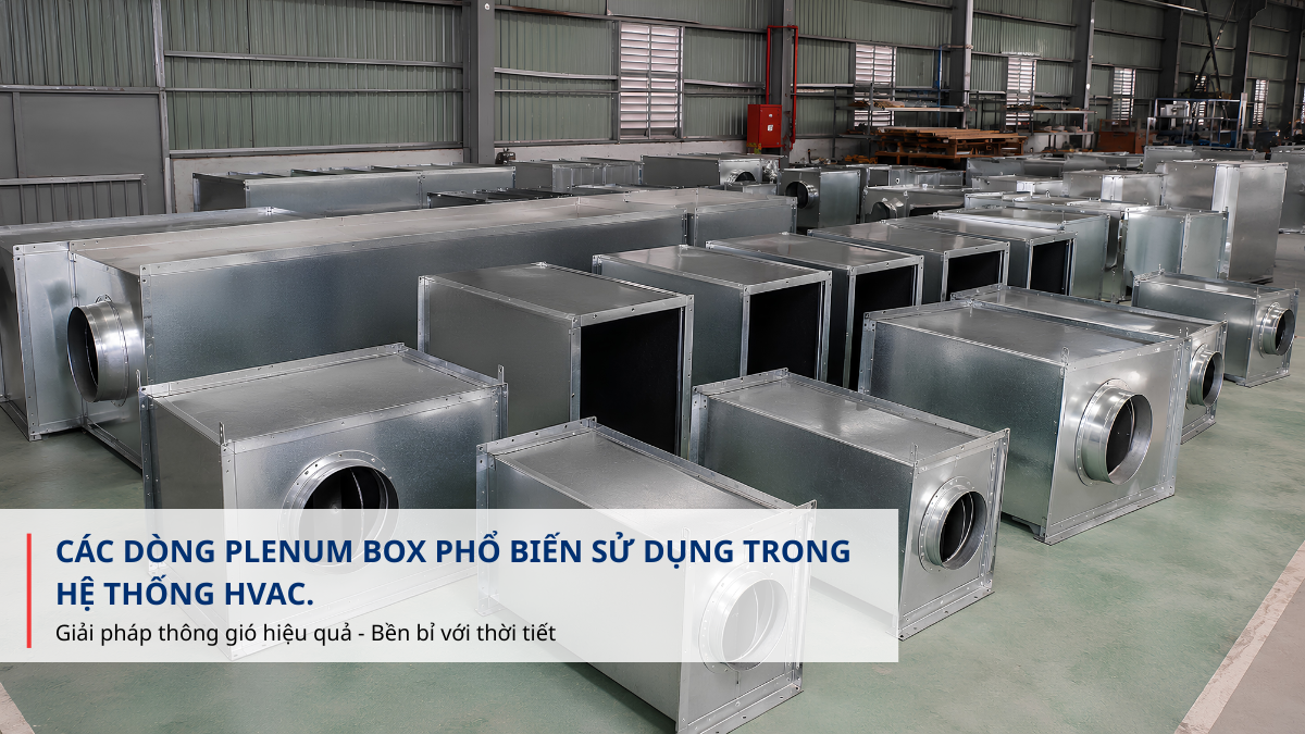 các loại plenum box HVAC