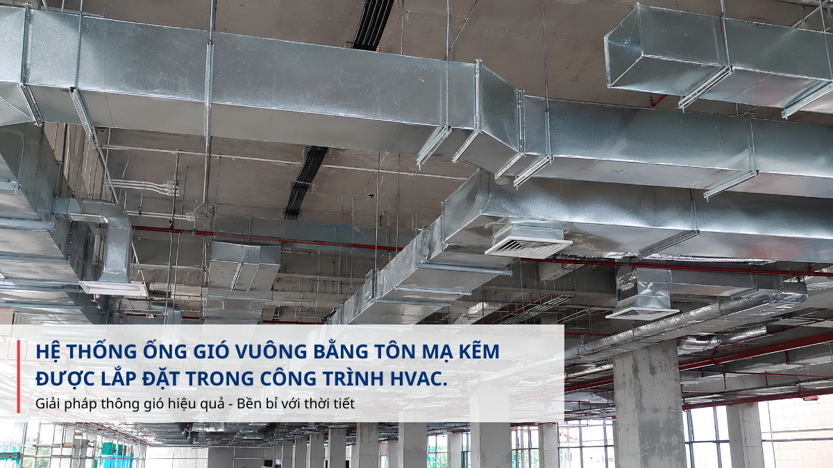 ống gió vuông HVAC
