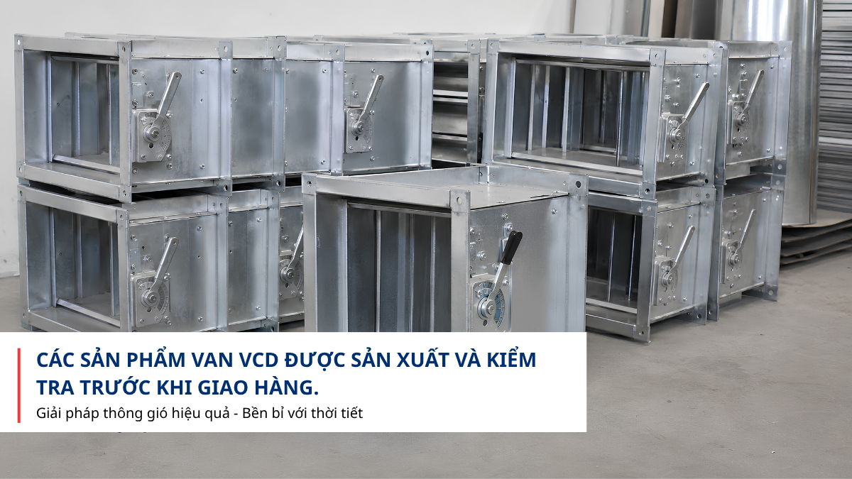 van VCD HVAC thành phẩm