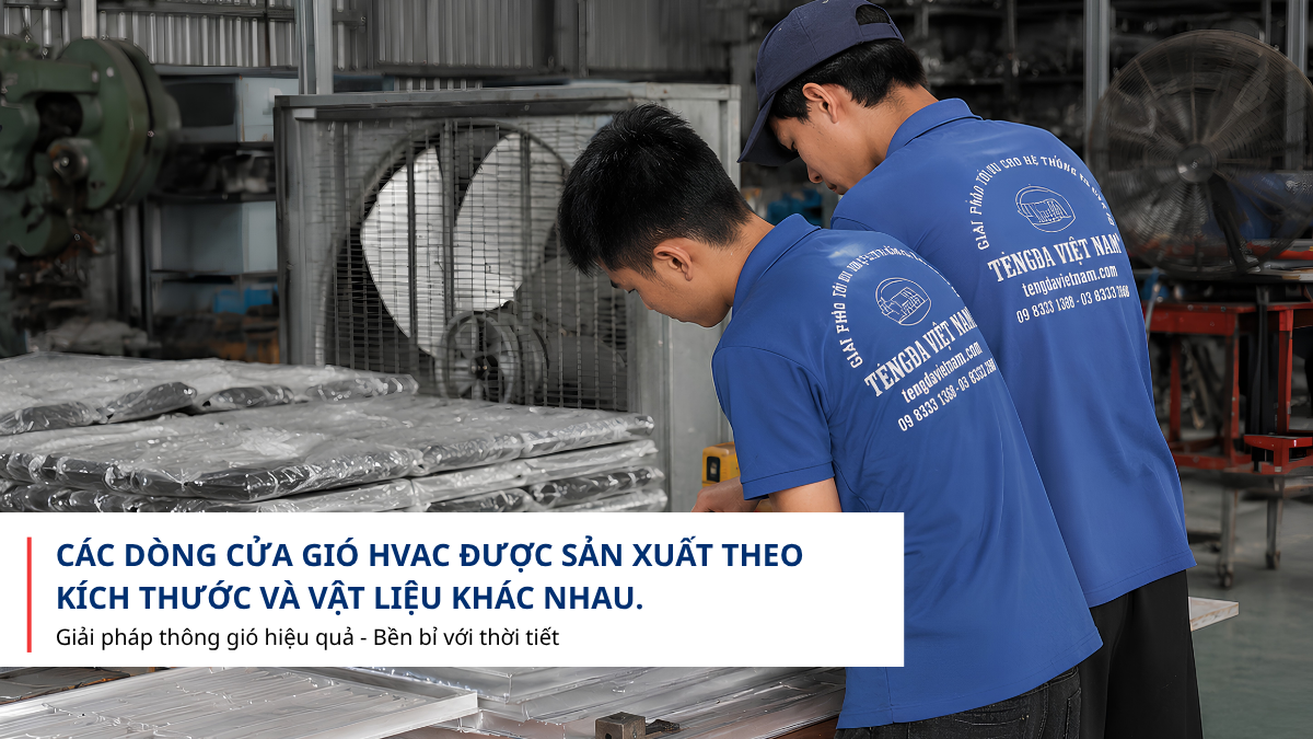 sản xuất cửa gió HVAC theo yêu cầu
