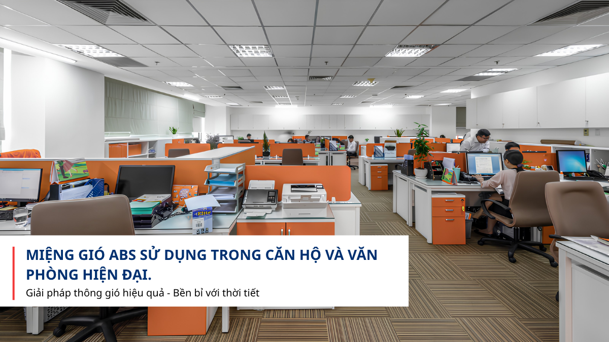 cửa gió ABS cho căn hộ và văn phòng