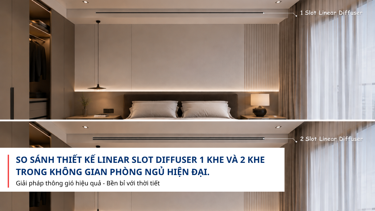 So sánh Linear Slot 1 khe và 2 khe