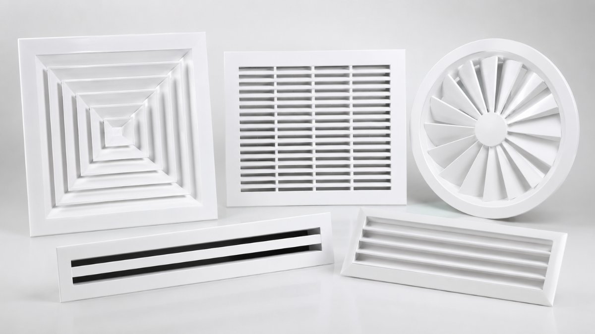 Các loại cửa gió ABS HVAC sử dụng trong hệ thống điều hòa