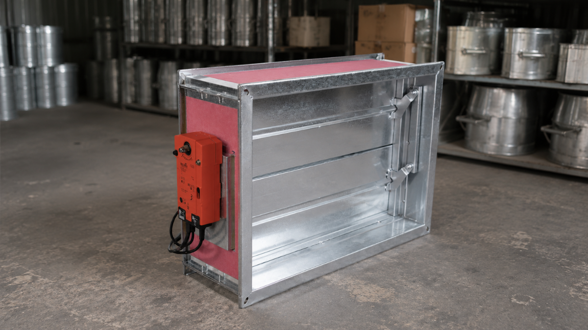 Van MFD van chống cháy điện Fire Damper HVAC