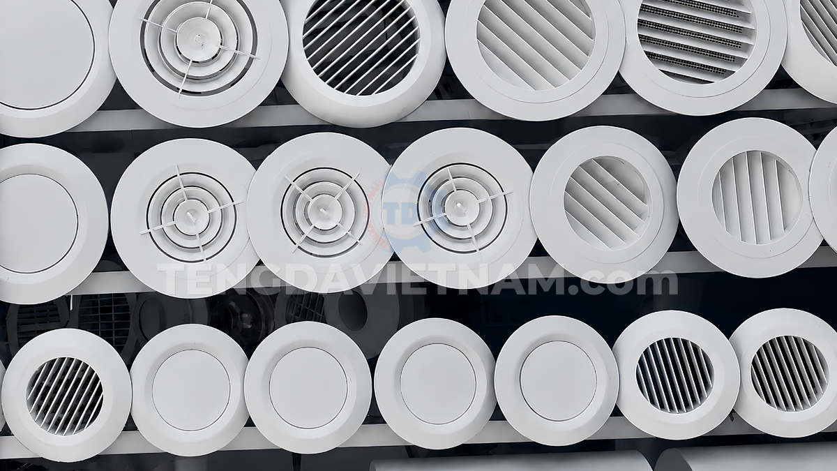 Bề mặt nhựa ABS cửa gió Tengda
