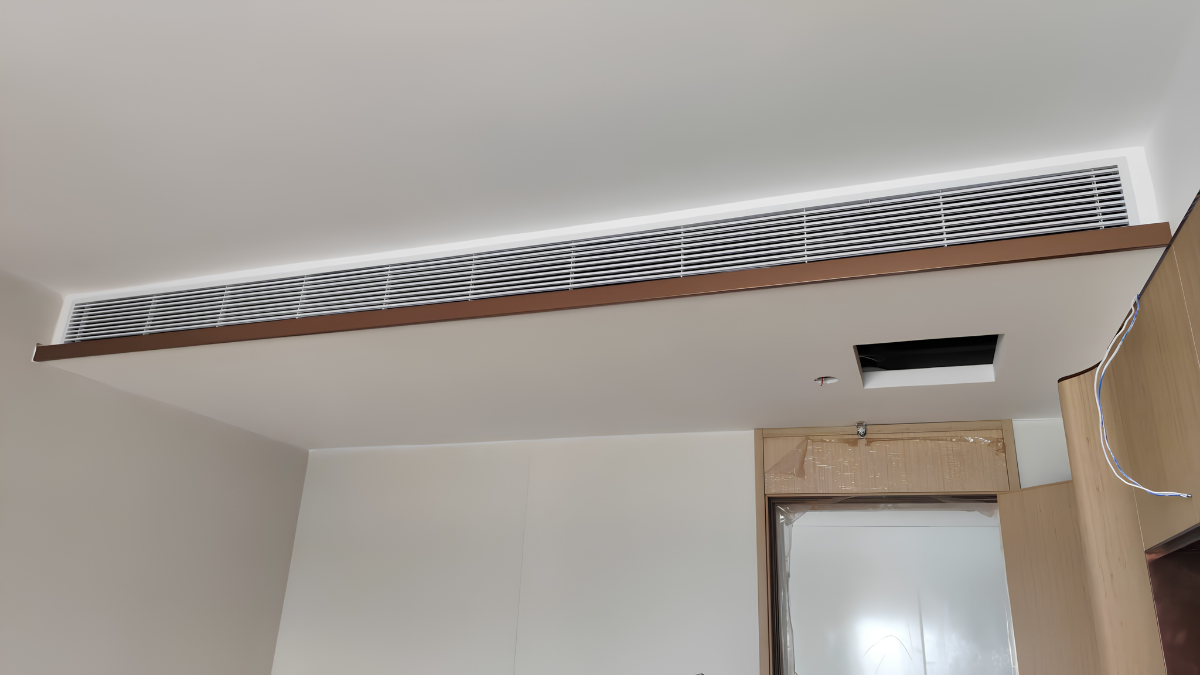 Cửa gió ABS lắp đặt tại công trình thực tế