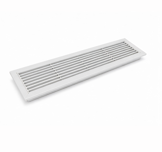 Miệng gió Linear Bar Grille nhìn phẳng và góc chéo