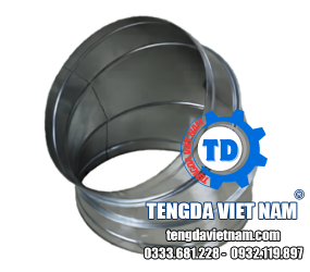 CO CÚT 40 ĐỘ ỐNG GIÓ TRÒN – PHỤ KIỆN CHUYỂN HƯỚNG HỆ THỐNG HVAC HIỆU QUẢ – 圆形40度风管弯头配件