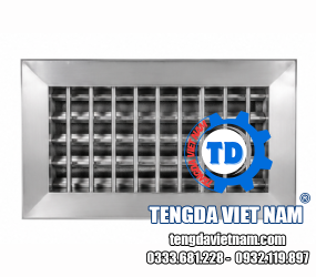 CỬA GIÓ HAI LỚP INOX TD0030 HVAC – DOUBLE LAYER AIR GRILLE 不锈钢双层风口