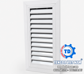 Cửa Gió Hồi Có Lưới Lọc Bụi Bản Lề