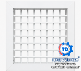 Cửa Gió 2 Lớp Nan Điều Chỉnh Nhôm HVAC – Miệng Gió Cấp Gió 2 Hướng