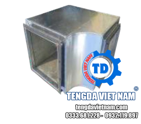 CO 90 TIÊU ÂM ĐỤC LỖ - 型微消音板消声弯头 (TD053)