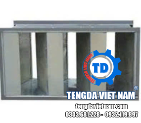 ỐNG GIÓ TIÊU ÂM - 型矩形折板式消声器 (TD054)