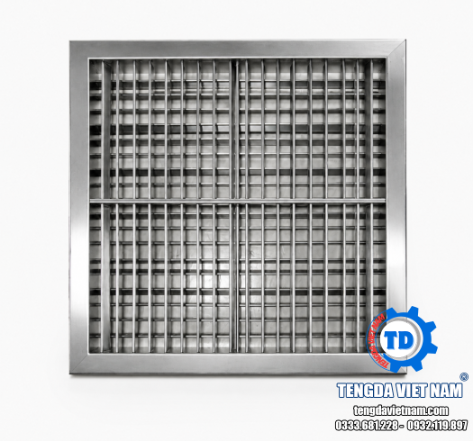 Cửa Gió 2 Lớp Nan Inox HVAC