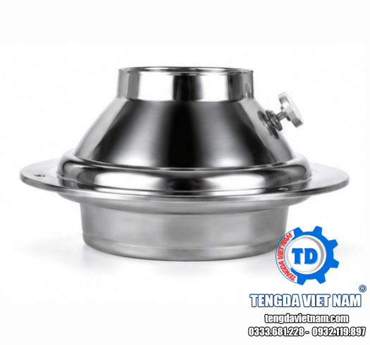 CỬA GIÓ PHUN XA INOX ĐIỀU CHỈNH HƯỚNG GIÓ HVAC – JET NOZZLE DIFFUSER 可调喷射风口（不锈钢）