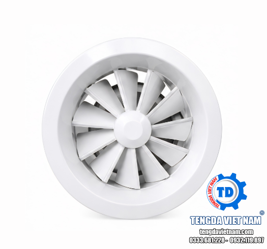 CỬA THOÁT KHÍ XOÁY TRÒN HVAC – 旋流风口
