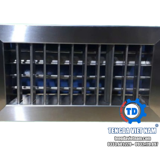 CỬA GIÓ HAI LỚP INOX - 双层百叶 （不锈钢）