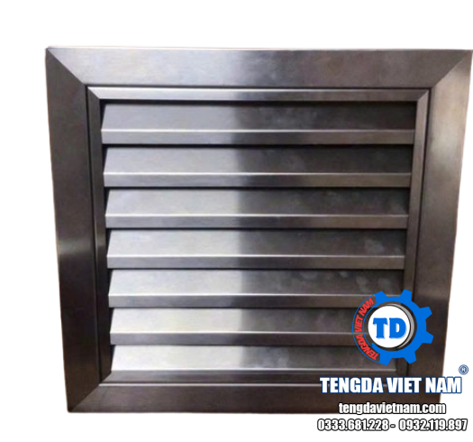 CỬA  GIÓ CHẮN MƯA INOX- 防雨百叶 （不锈钢）