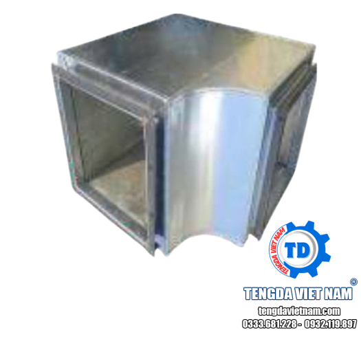 CO 90 TIÊU ÂM ĐỤC LỖ - 型微消音板消声弯头 (TD053)