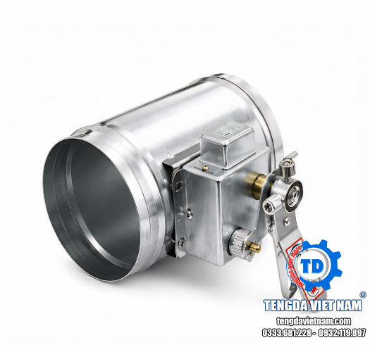 VAN CHẶN LỬA TRÒN TAY GẠT TD0016 – VAN CHỐNG CHÁY ỐNG GIÓ HVAC 圆形防火阀