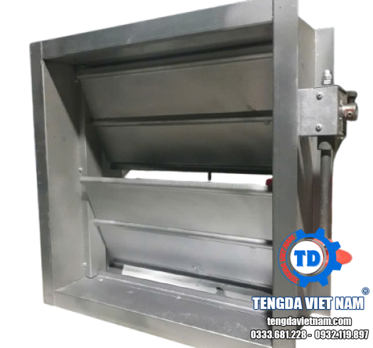 VAN ĐIỀU CHỈNH THỂ TÍCH KHÔNG KHÍ TAY CẦM XOẮN ỐC  - 螺旋手柄风量调节阀
