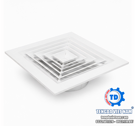 MIỆNG GIÓ KHUẾCH TÁN VIỀN LỚN HVAC TD1003 – LARGE FRAME SQUARE DIFFUSER 大边框散流器