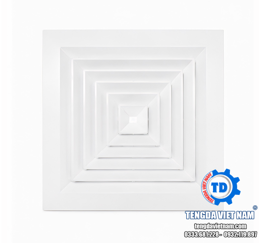 MIỆNG GIÓ KHUẾCH TÁN VIỀN LỚN HVAC TD1003 – LARGE FRAME SQUARE DIFFUSER 大边框散流器